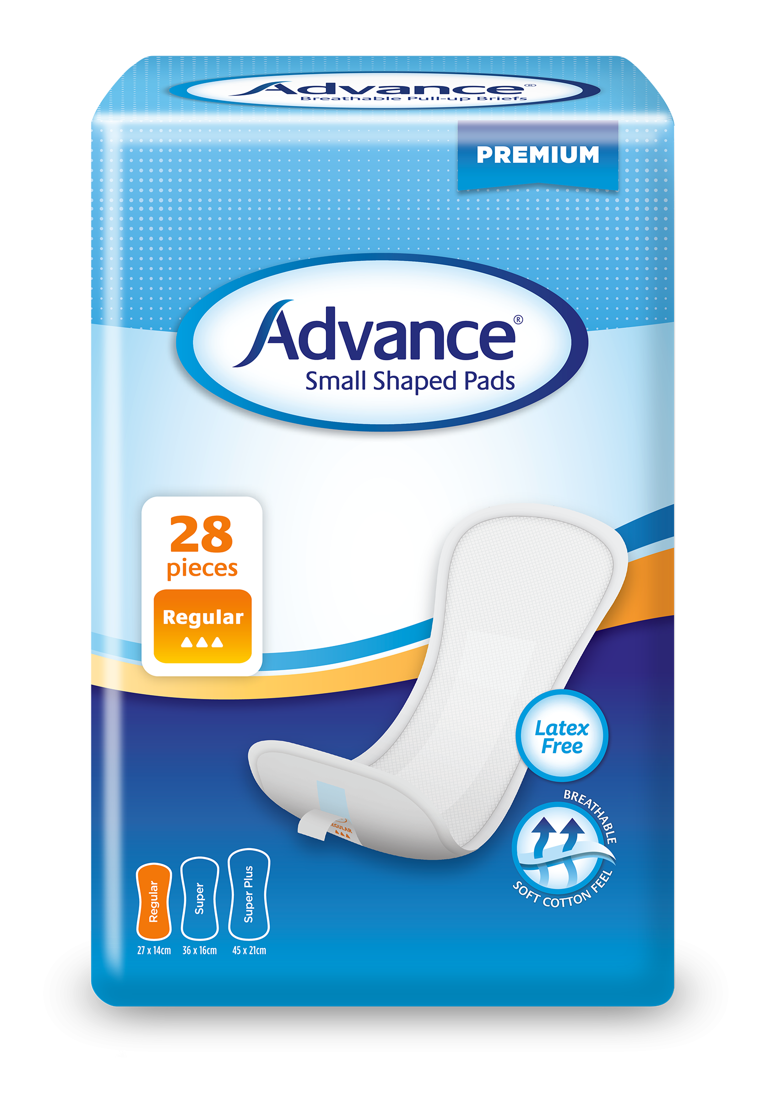 Breathable Small Shaped Pads