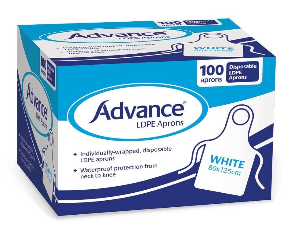 Individually Wrapped Disposable Aprons (100 pieces) Individually Wrapped Disposable Aprons (100 pieces)
