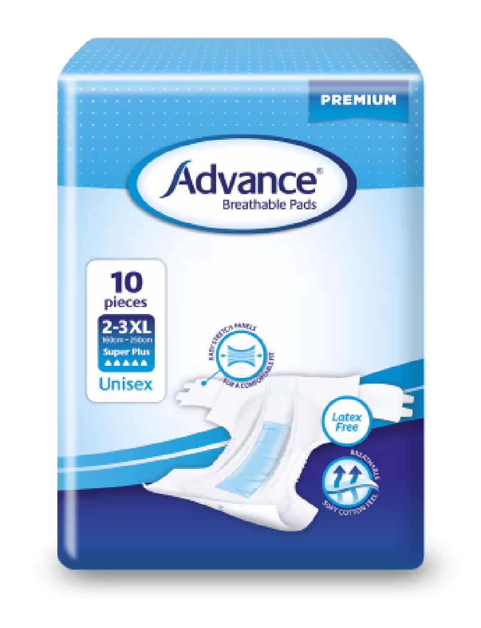 Advance® Breathable Pads with Tabs (2-3XL)